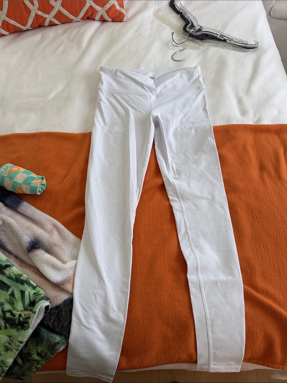ALO Yoga White Performance Leggings